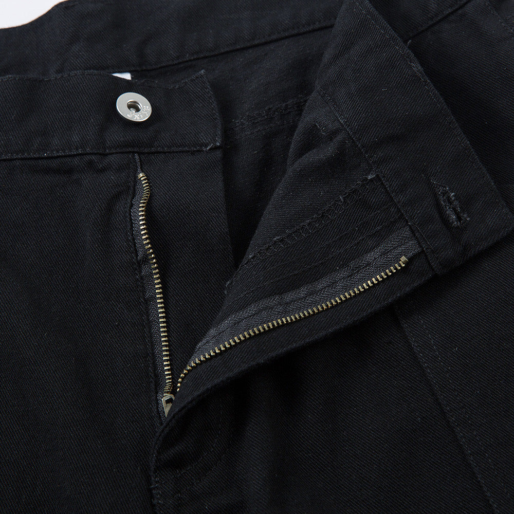Harajuku Inspired Dark Street Style Wide Leg Denim Trousers