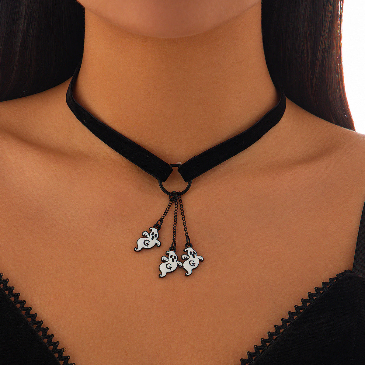 Harajuku Style Bat Water Drop Pendant Necklace