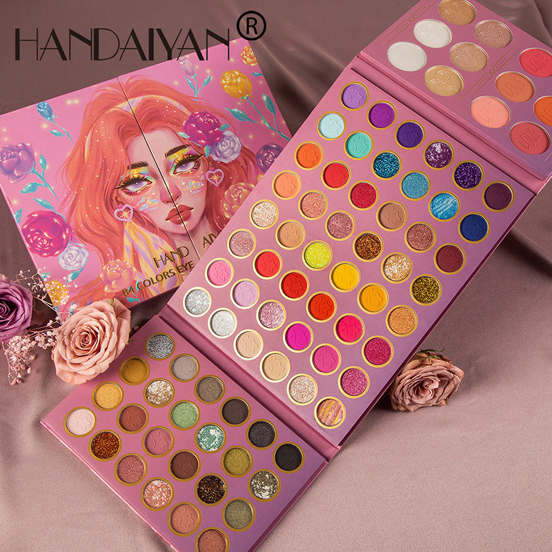 84 Color Eye Shadow and Blush Palette - Harajuku Style