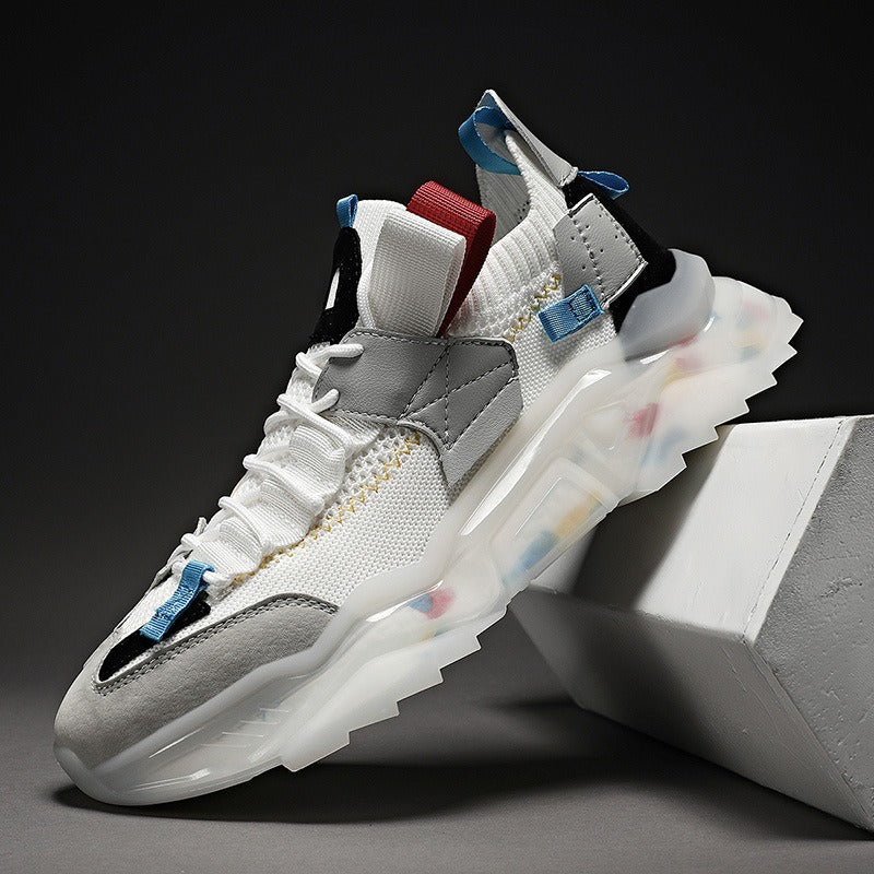 Men's Casual Breathable Thick Sole Harajuku Sneakers
