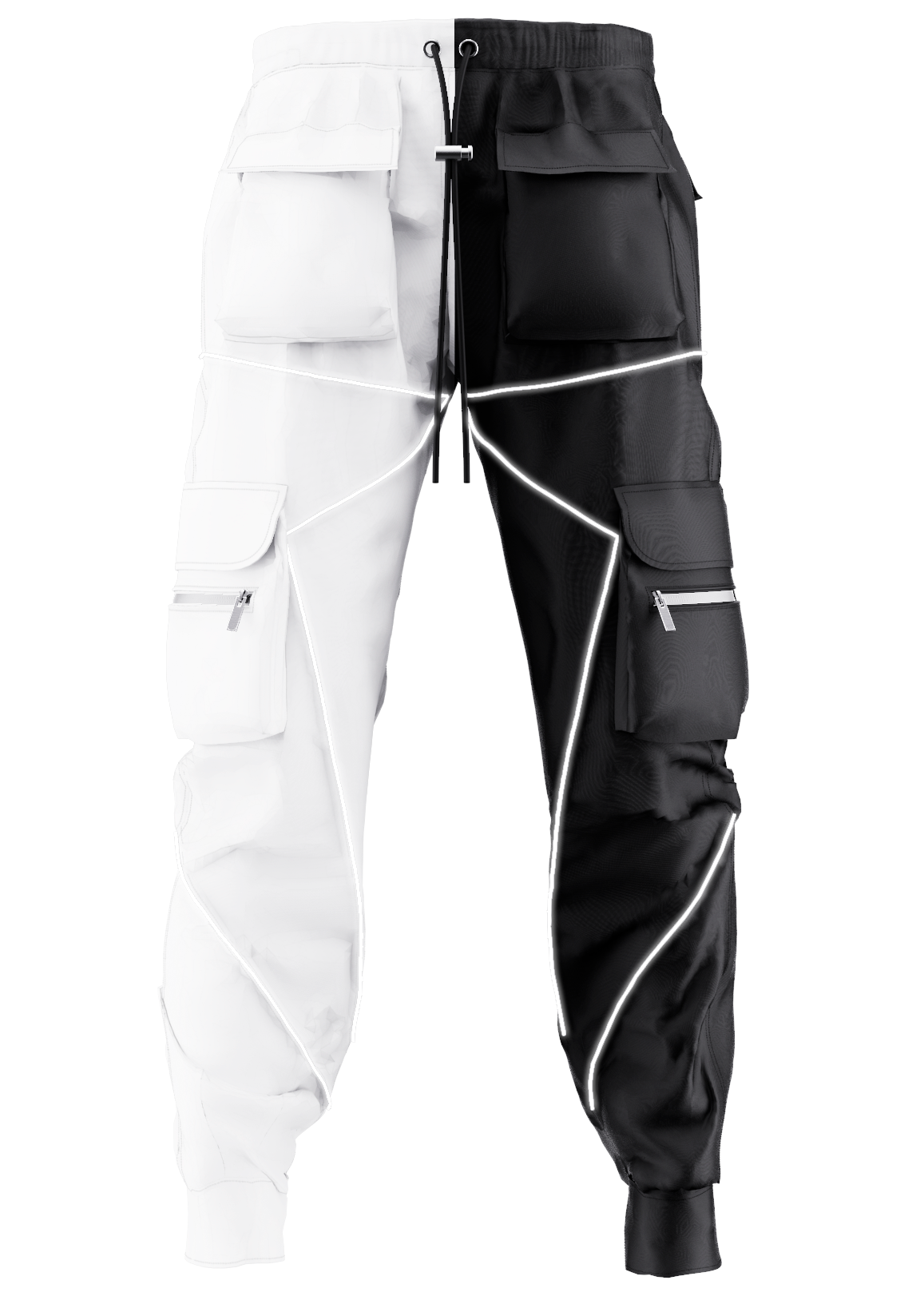 Korean Trendy Multi-Bag Overalls for Men