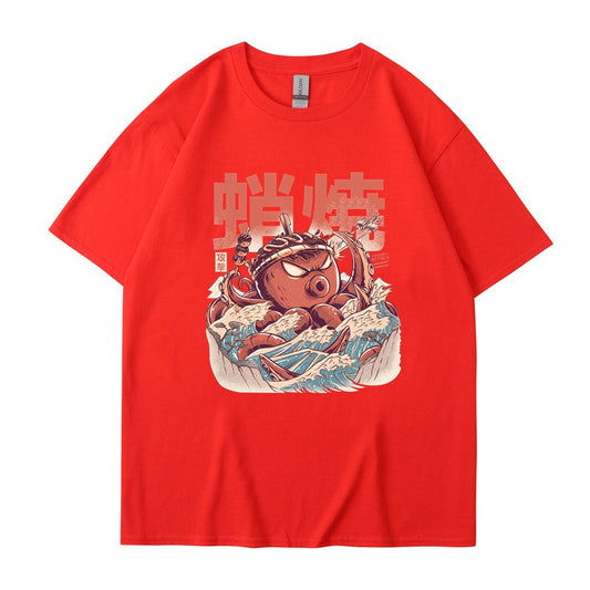 Harajuku Style Loose Cotton Short Sleeve T-Shirt