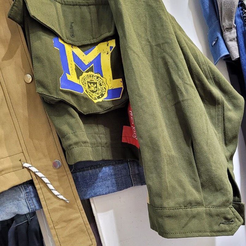 Harajuku Style Oversized Denim Jacket for Women