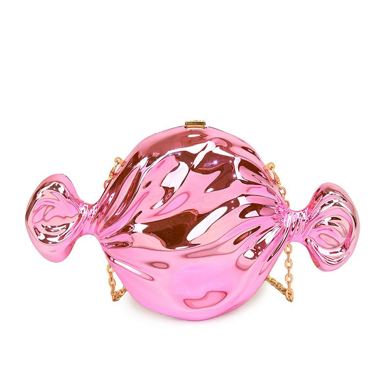 Harajuku Style Candy Acrylic Round Crossbody Bag