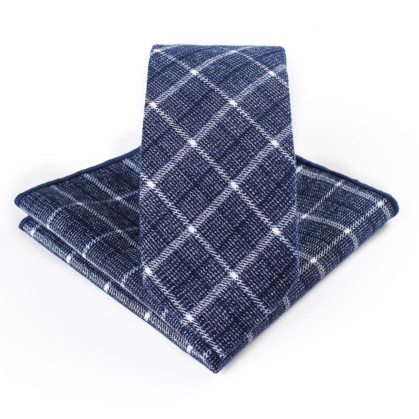 Business Casual Tie Set with Pocket Square