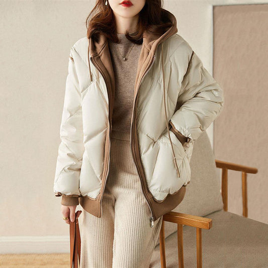 Trendy Korean Slimming Hooded Padded Jacket