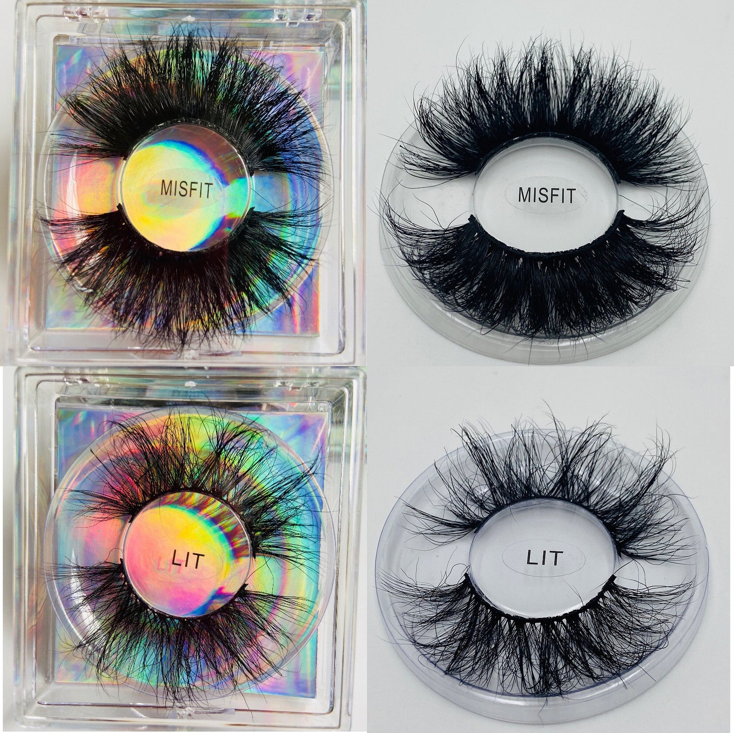 Fluffy 8D 25mm Mink Eyelashes for Harajuku Style