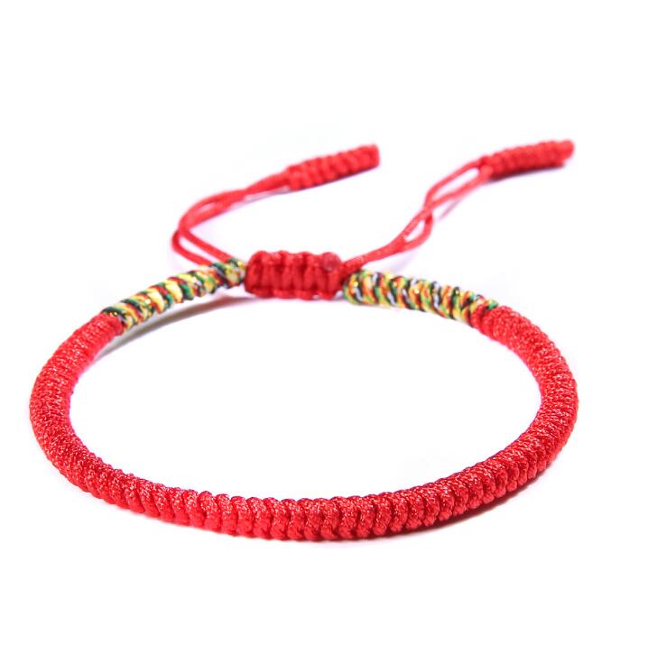 10pcs Multi Color Tibetan Buddhist Good Luck Charm Bracelets