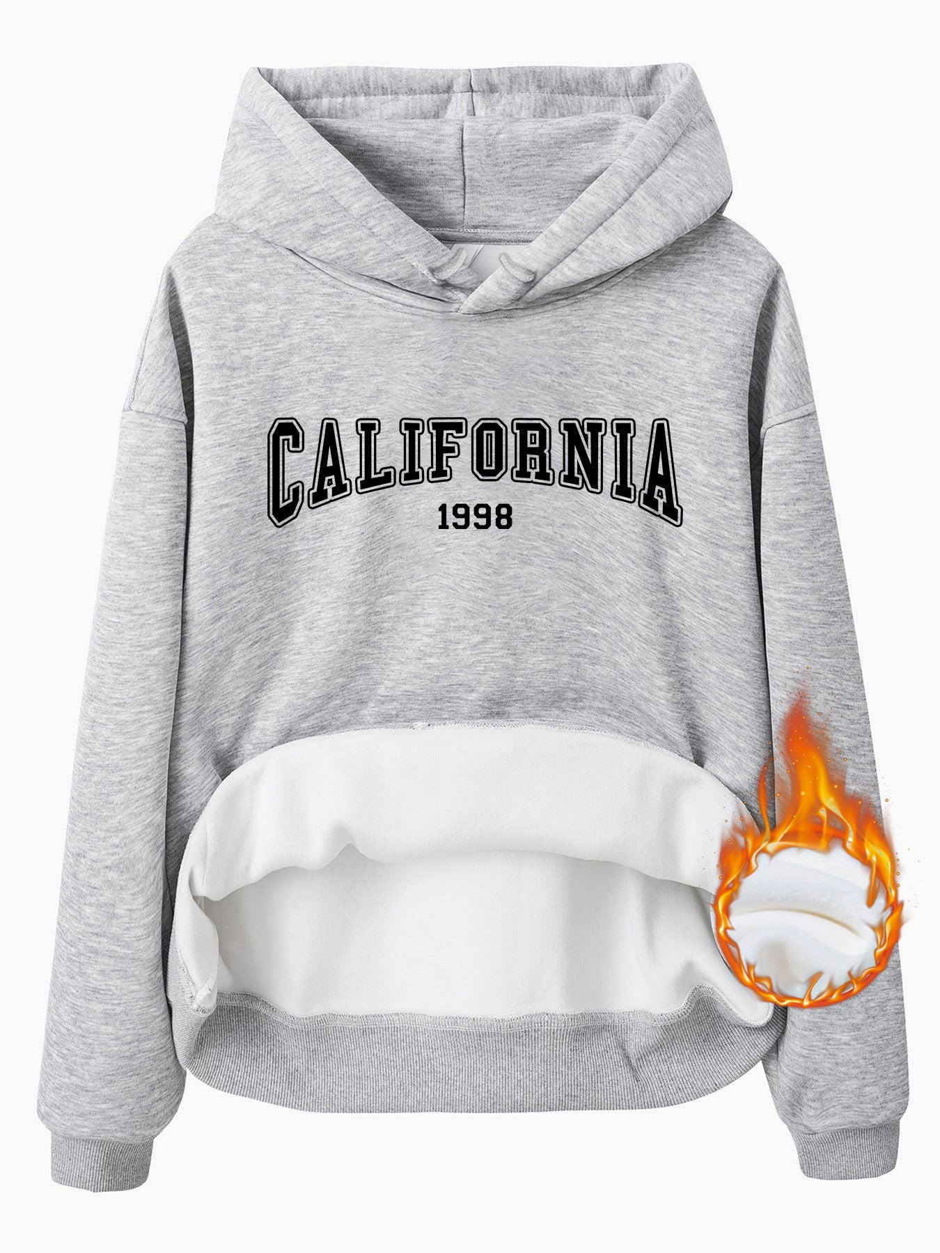 California Print Sweatshirt for Women