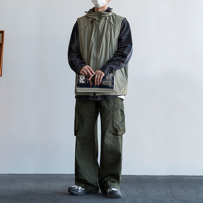 Texture Free Sleeveless Vest & Camisole Jacket