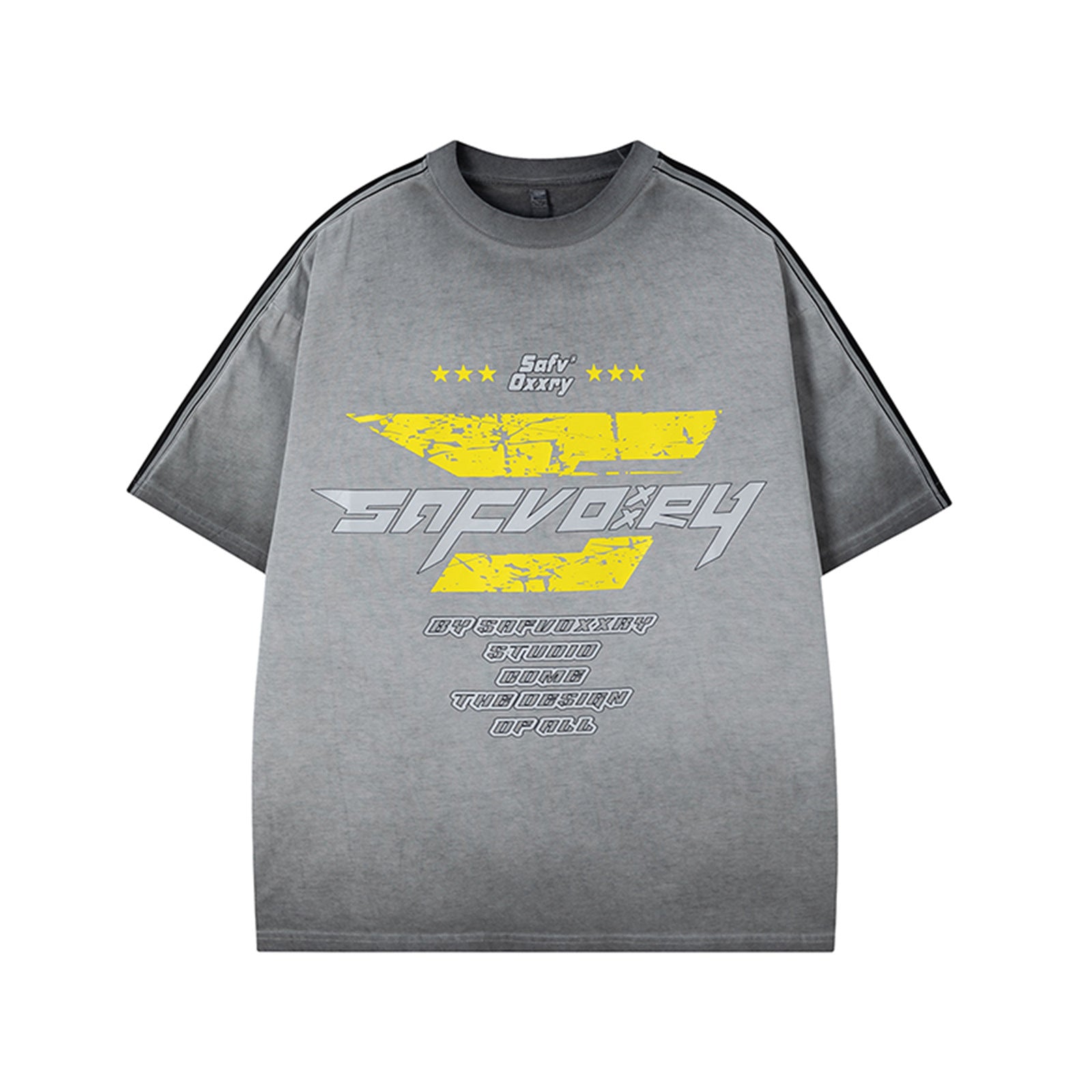 Harajuku Style Printed Letter Graphic T-Shirt