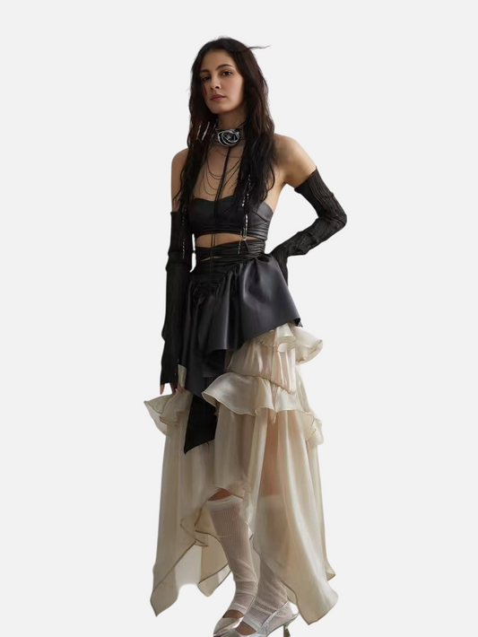 Personalized Elastic Waist Fluffy Cake Skirt for Women
