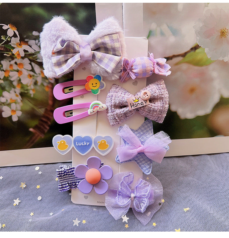 Children's Plush Hair Clip - Hair Accessories for Little Girls - Cute Headwear