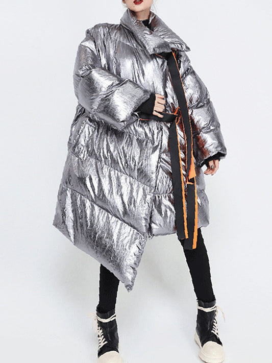 Harajuku Style Irregular Strap Coat - Street Fashion Staple