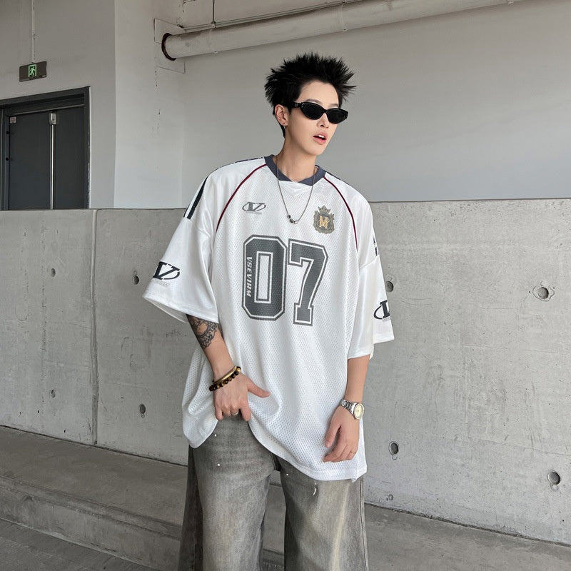 Harajuku Style Breathable Letter Print T-shirt