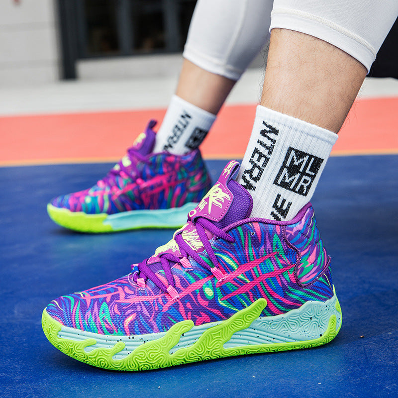 Purple MB.03 Shock-Absorbing Basketball Shoes
