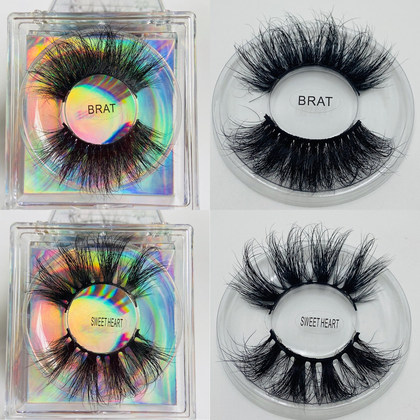 Fluffy 8D 25mm Mink Eyelashes for Harajuku Style
