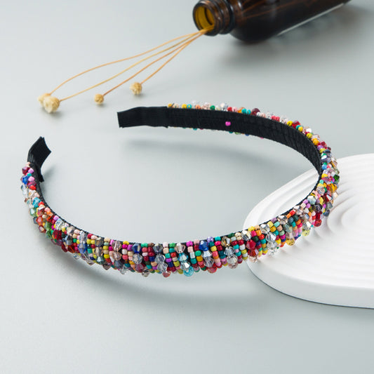 Hand-woven Beaded Hair Hoop Headband