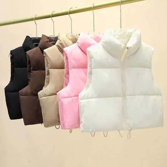 Harajuku Style Warm Sleeveless Vest for Women