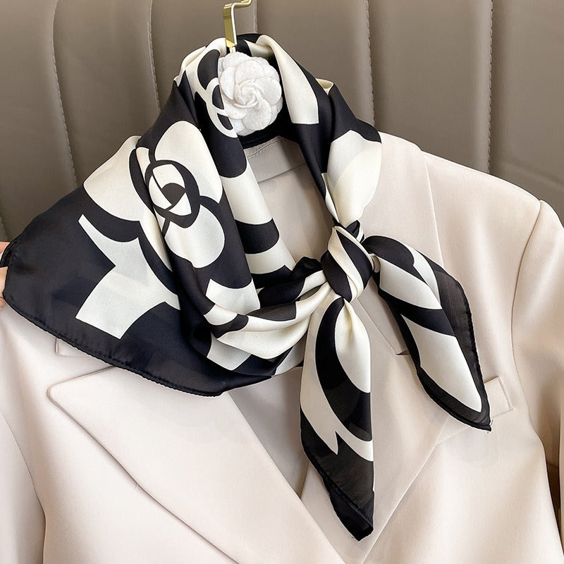 Korean Edition Small Square Scarf - Harajuku Style