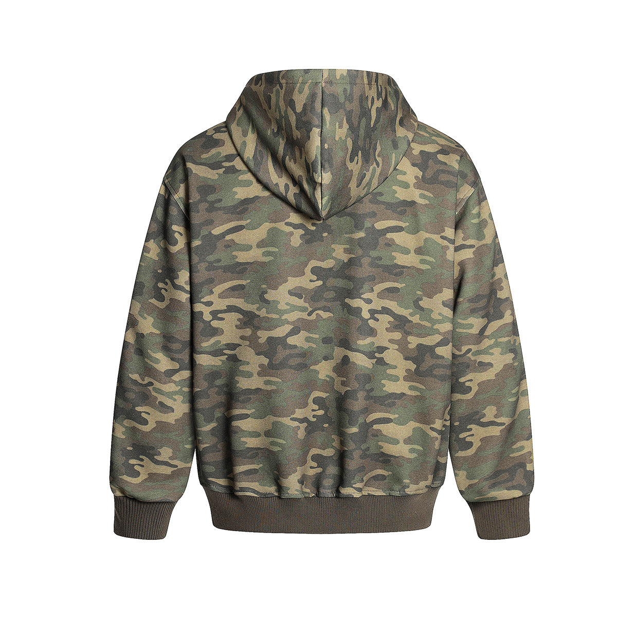 Embroidered Zipper Hoodie