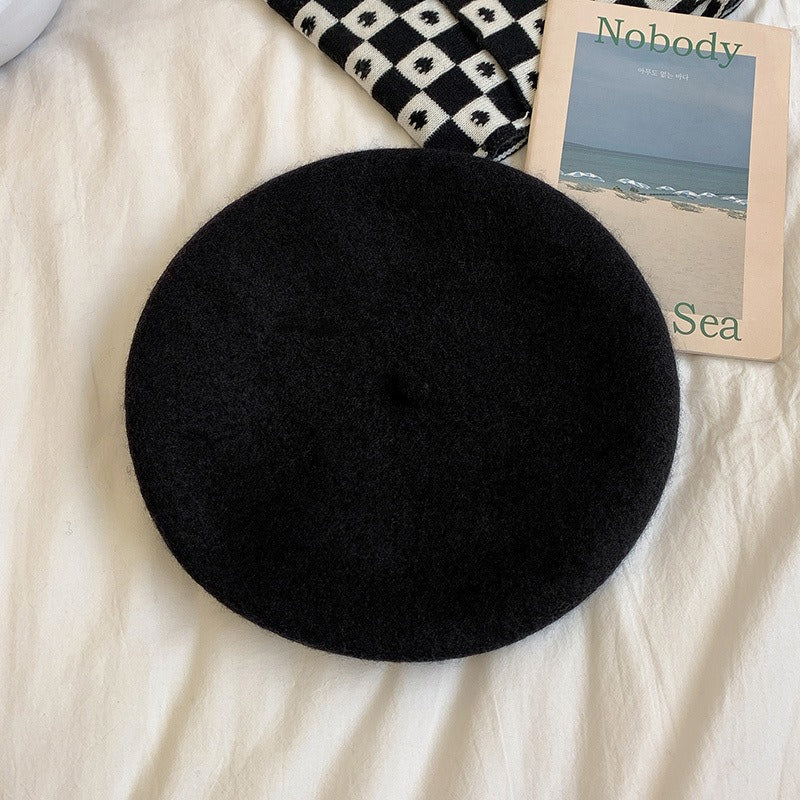 Wool Beret - Retro Candy Colored Harajuku Painter Hat