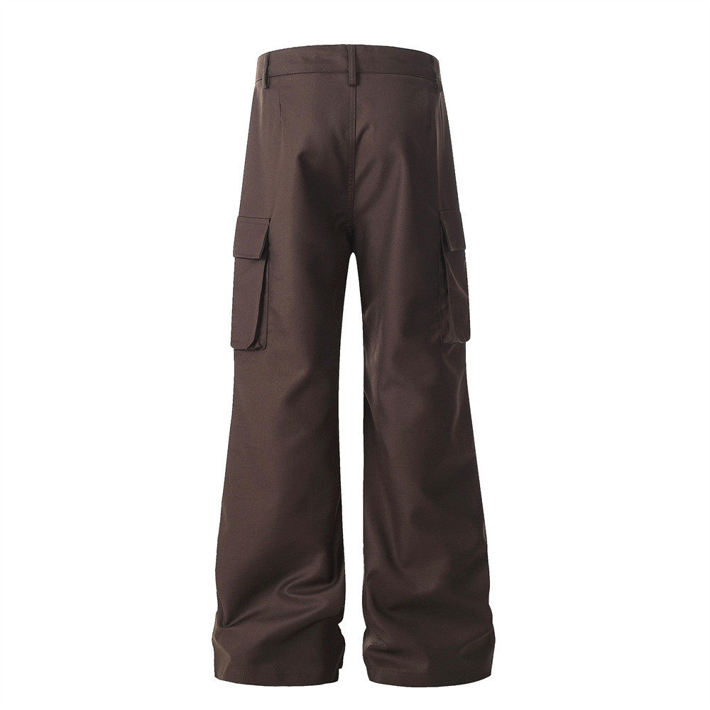 Harajuku Style Loose Wide-Leg Flare Trousers for Men