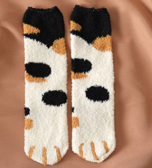Playful Cat Paw 3D Socks - Cute Cartoon Animal Feet