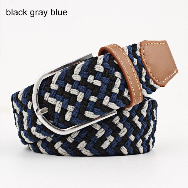 Harajuku Style Women’s Striped Elastic Belt