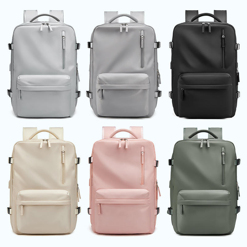 Waterproof 18 Inch Laptop Backpack - Vintage Unisex Leather