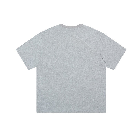 Harajuku Color Block Patch Printed Loose Fit Tee