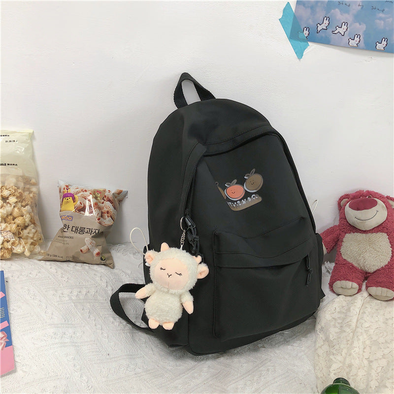 Playful Harajuku Style Girls Lightweight School Backpack