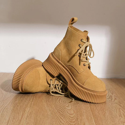 Harajuku Style Chunky Heel Riding Boots for Bold Fashion