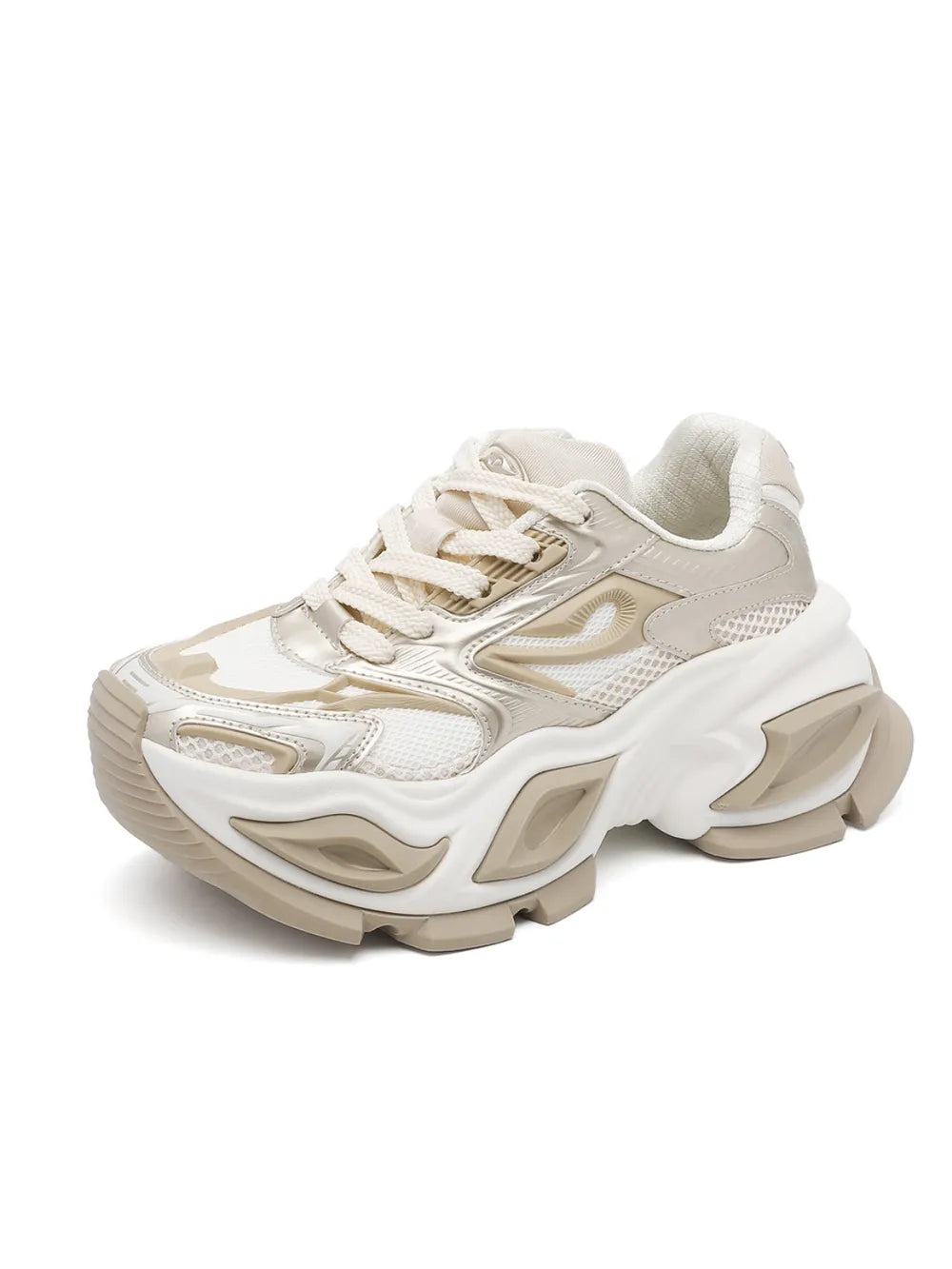 Contrast Chunky Platform Athletic Sneakers