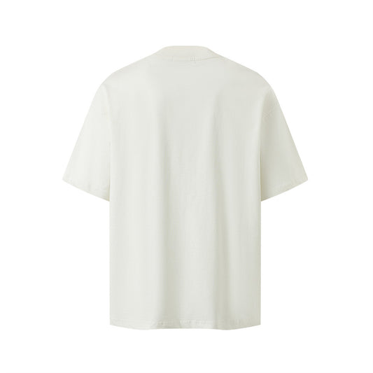 Harajuku Style Abstract Graphic Print T-Shirt for Men