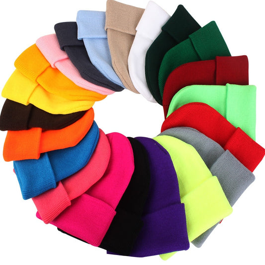 Cute Knitted Beanie Hat for Women - Harajuku Style Cap