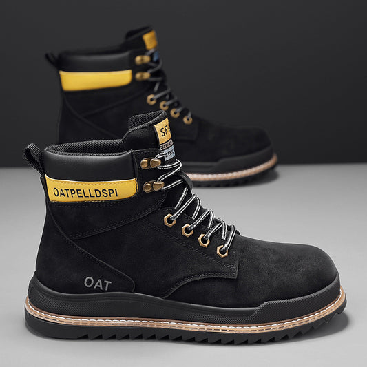 Retro Martin Boots for Men - Casual High Top Workwear