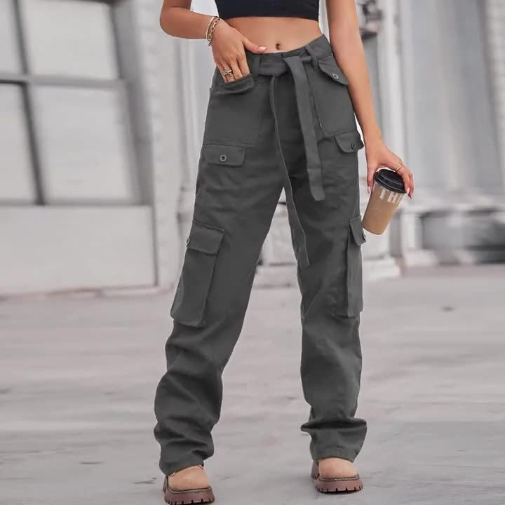 New Washed Denim Multi Pocket Heavy Casual Overalls