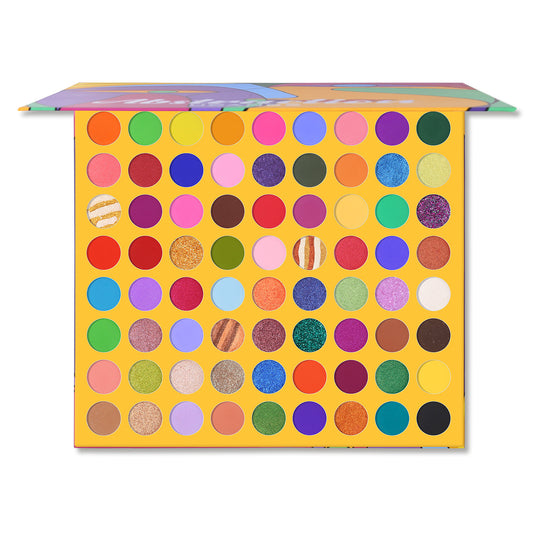 72 Color Harajuku Style Eye Shadow Palette - Candy Pearlescent