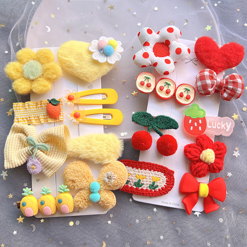 Children's Plush Hair Clip - Hair Accessories for Little Girls - Cute Headwear