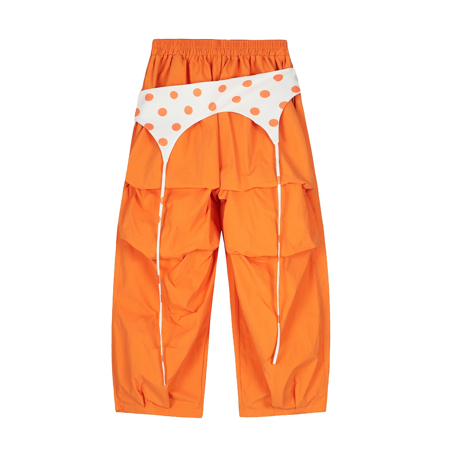 Color Block Layered Wide Leg Pants for Women