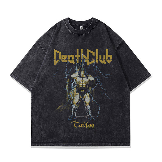 Playful Harajuku Style Oversize Cartoon T-Shirt for Men