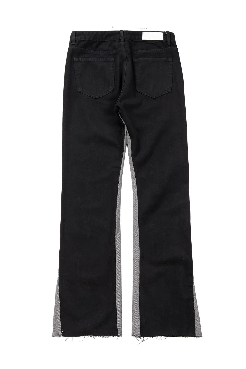 Men's Flared Contrast Bootcut Jeans