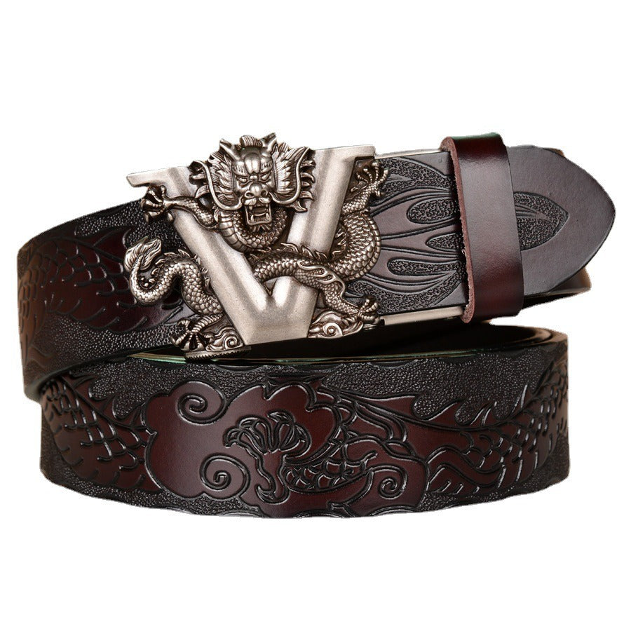 V-Dragon Automatic Buckle Belt - Harajuku Style