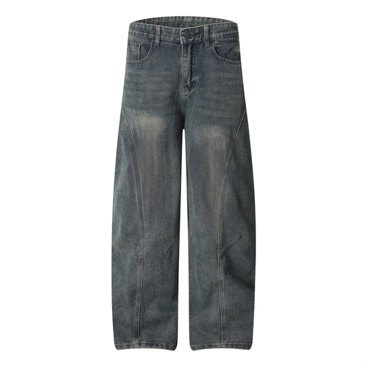 Trendy Wide Leg Loose Couple Jeans - Harajuku Style