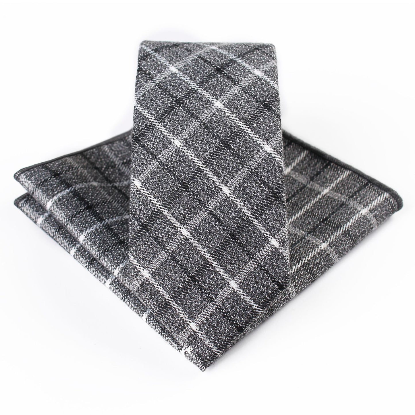 Business Casual Tie Set with Pocket Square