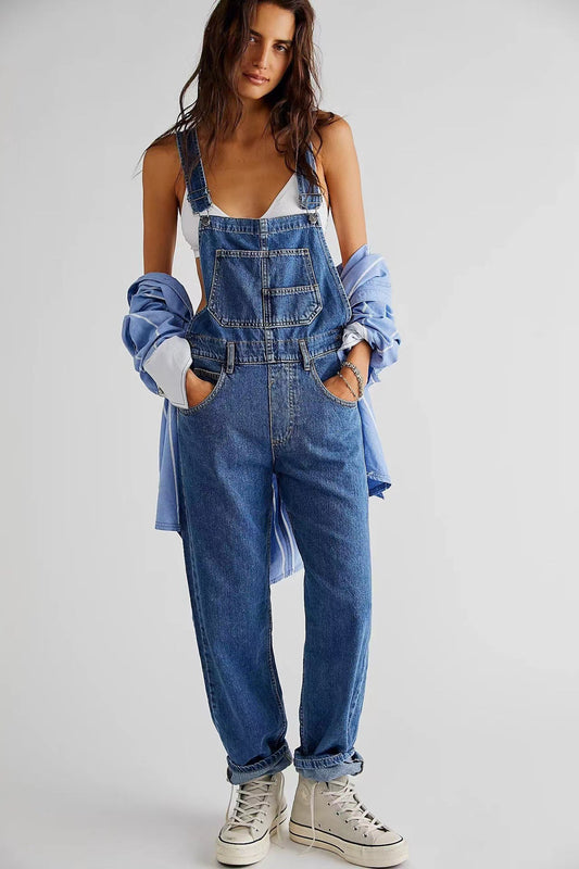 Harajuku Style Women's Denim Overalls