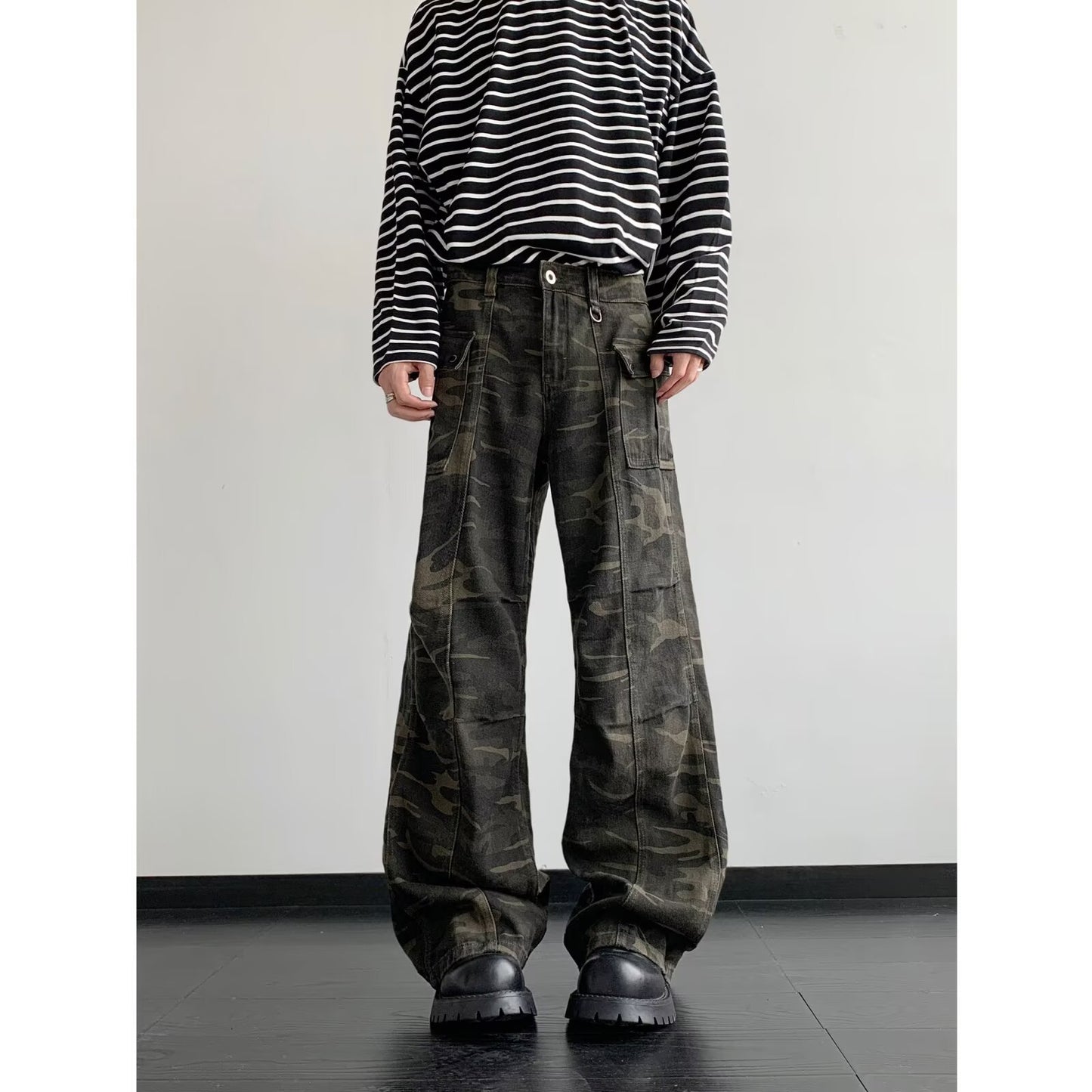 Harajuku Inspired Loose Straight Leg Pants