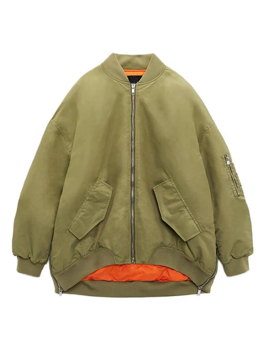 Harajuku Style Women's Casual Bomber Jacket