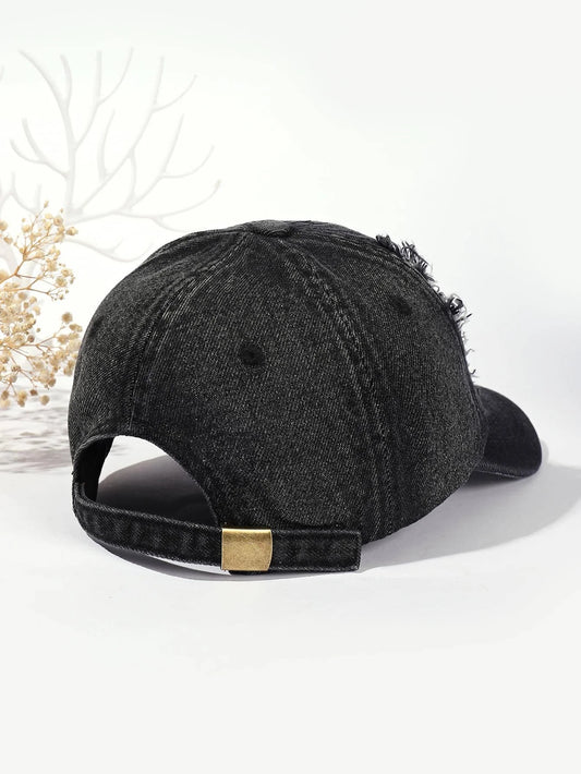 Vintage Washed Distressed Baseball Cap - Harajuku Style